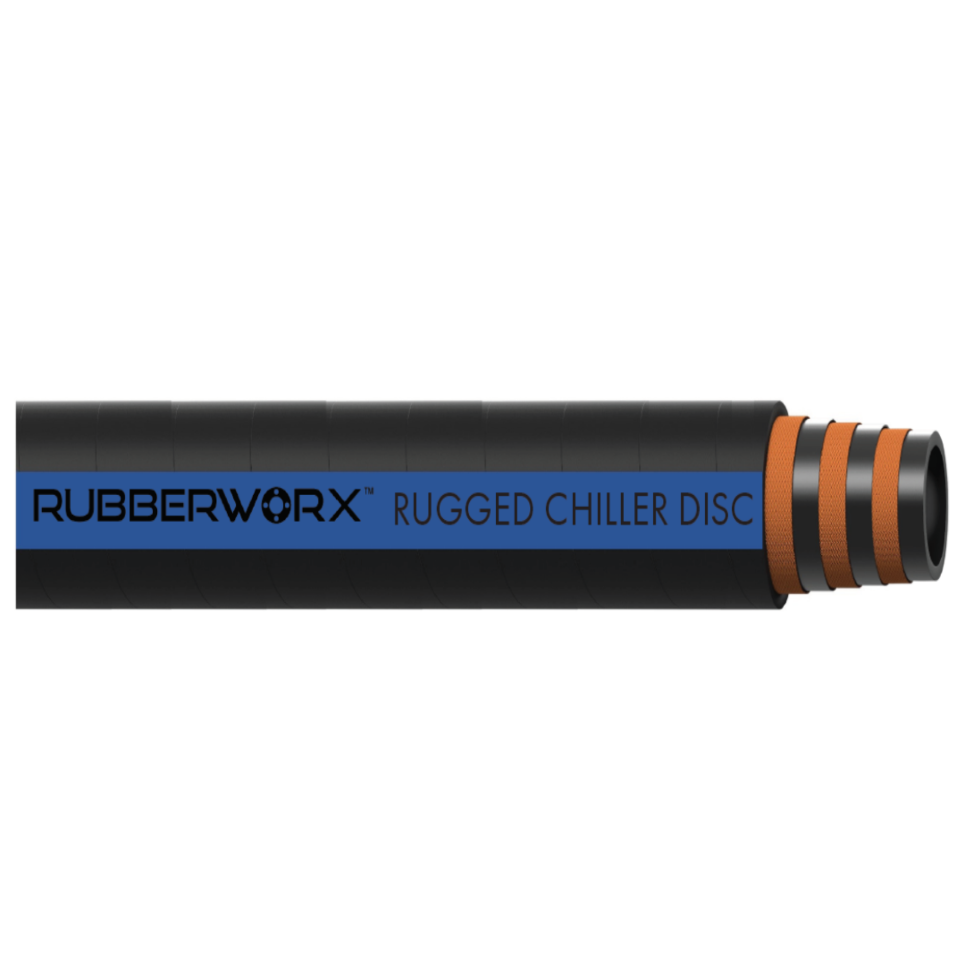 HeavyDuty Water Discharge Hose for Chillers EPDM Tube TEXTILE Reinforcement 25°F to 180