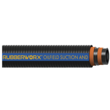 Industrial Oilfield Suction Hose | Heavy-Duty 2" x 200',  SBR Blend Tube w/ Steel Helix & Textile Reinforcement, 150 PSI | Corrugated Design for Flexibility & Versatility - Use w/ Unrefined Oils, Drilling Mud, Sewage, Salt Water & Refined Fuels